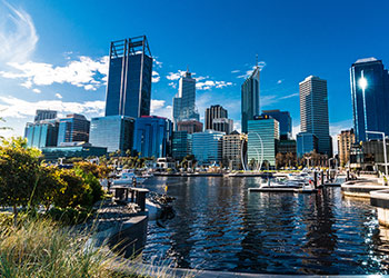 Perth CBD less than an hour away