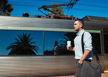 Mandurah Train and Mitchell Freeway to Perth